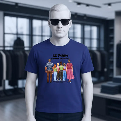 Huge Familien-Designer mit 0-4 Kindern • Unisex Premium T-Shirt XS-5XL aus Bio-Baumwolle für Damen & Herren