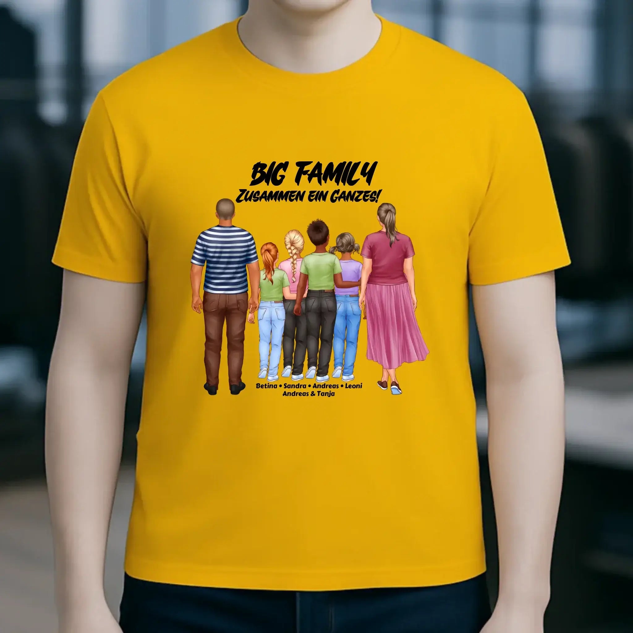 Huge Familien-Designer mit 0-4 Kindern • Unisex Premium T-Shirt XS-5XL aus Bio-Baumwolle für Damen & Herren
