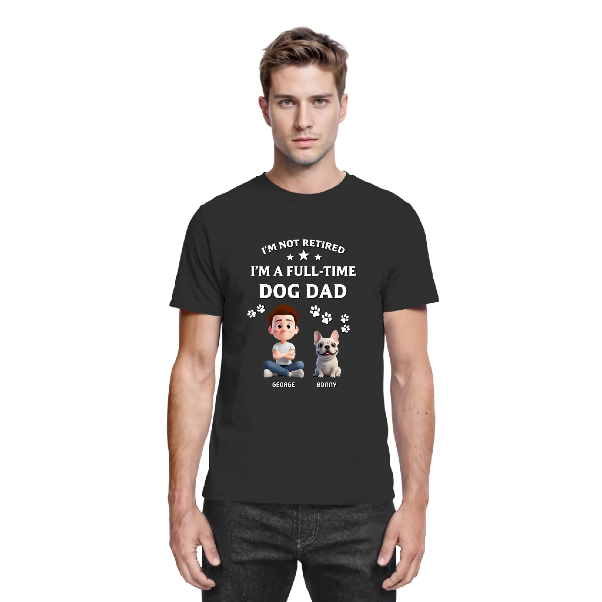 Hunde-Mama • Hunde-Papa • 1-4 Hunde • mehrere Artikel • ’Statement-Collection’ • Wunschtext • personalisierte Figuren