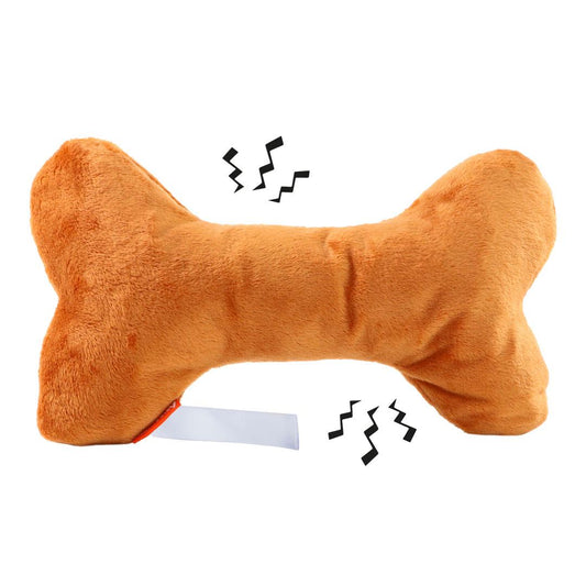Hundespielzeug Knochen mit Knisterfunktion - HalloGeschenk.de #geschenkideen# #personalisiert# #geschenk#