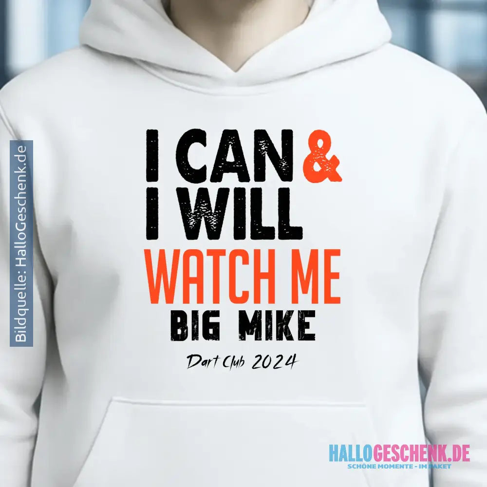 I CAN & I WILL • Unisex Premium Hoodie XS-5XL aus Bio-Baumwolle für Damen & Herren • Exklusivdesign • personalisiert
