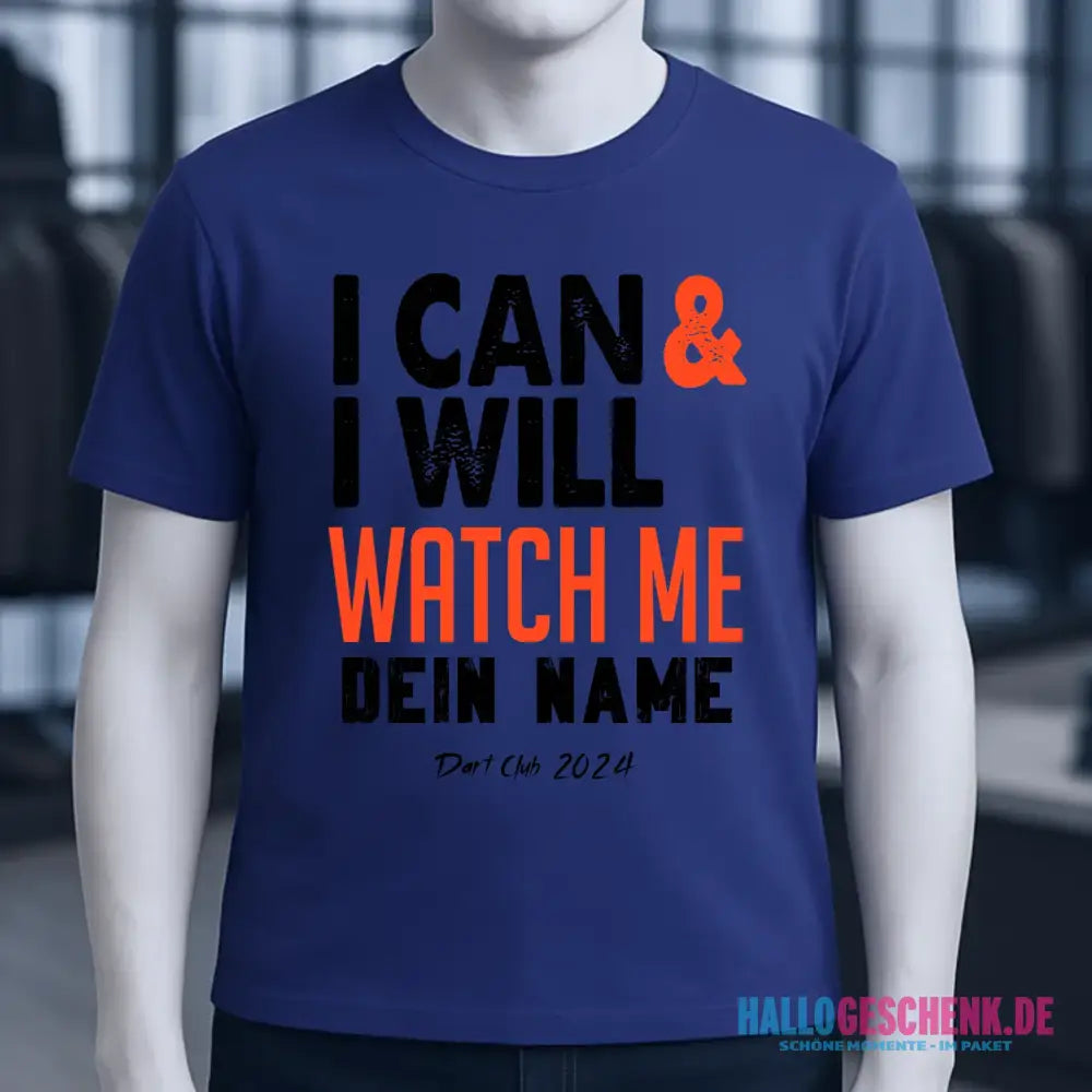 I CAN & I WILL • Unisex Premium T-Shirt XS-5XL aus Bio-Baumwolle für Damen & Herren • Exklusivdesign • personalisiert