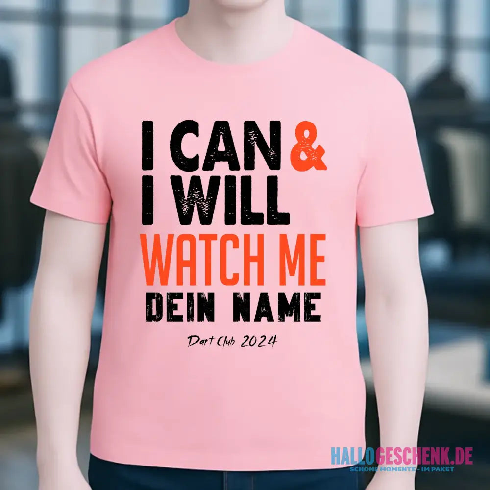 I CAN & I WILL • Unisex Premium T-Shirt XS-5XL aus Bio-Baumwolle für Damen & Herren • Exklusivdesign • personalisiert