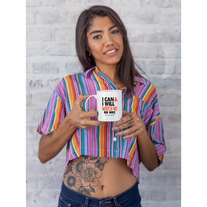 I CAN & I WILL • zweifarbige Tasse • Exklusivdesign • personalisiert
