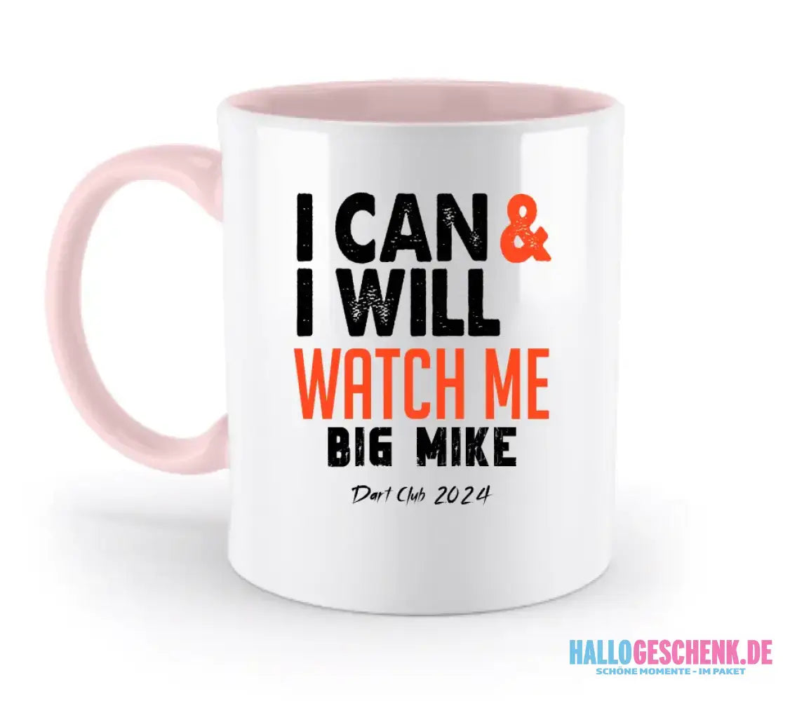 I CAN & I WILL • zweifarbige Tasse • Exklusivdesign • personalisiert