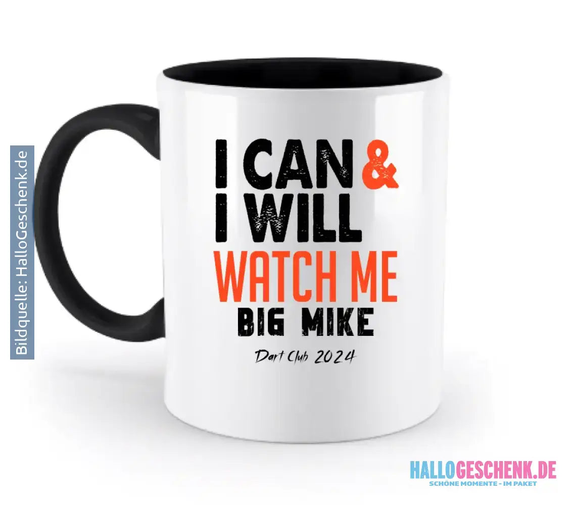 I CAN & I WILL • zweifarbige Tasse • Exklusivdesign • personalisiert