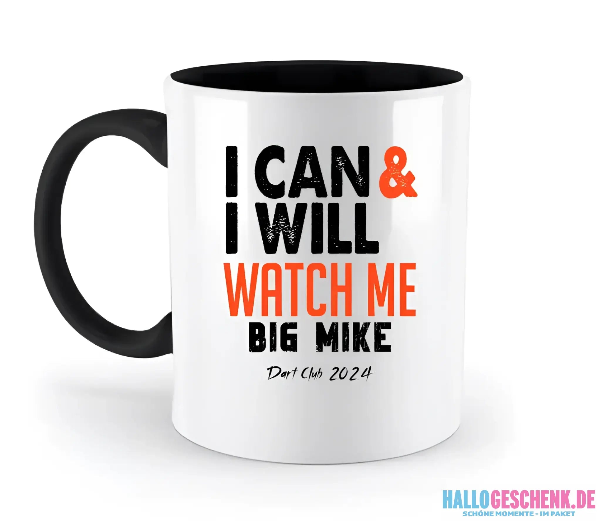 I CAN & I WILL • zweifarbige Tasse • Exklusivdesign • personalisiert