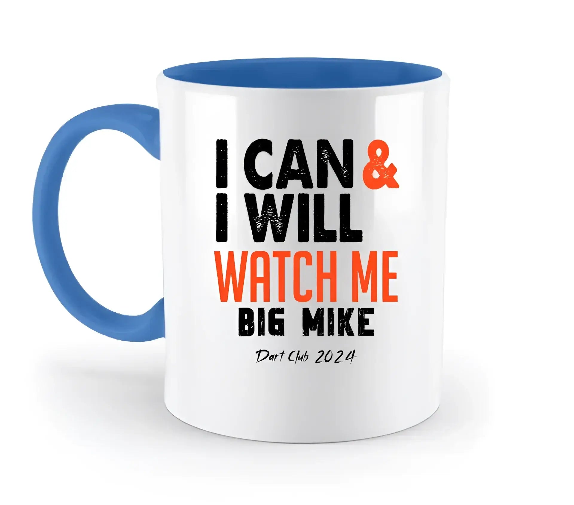 I CAN & I WILL • zweifarbige Tasse • Exklusivdesign • personalisiert