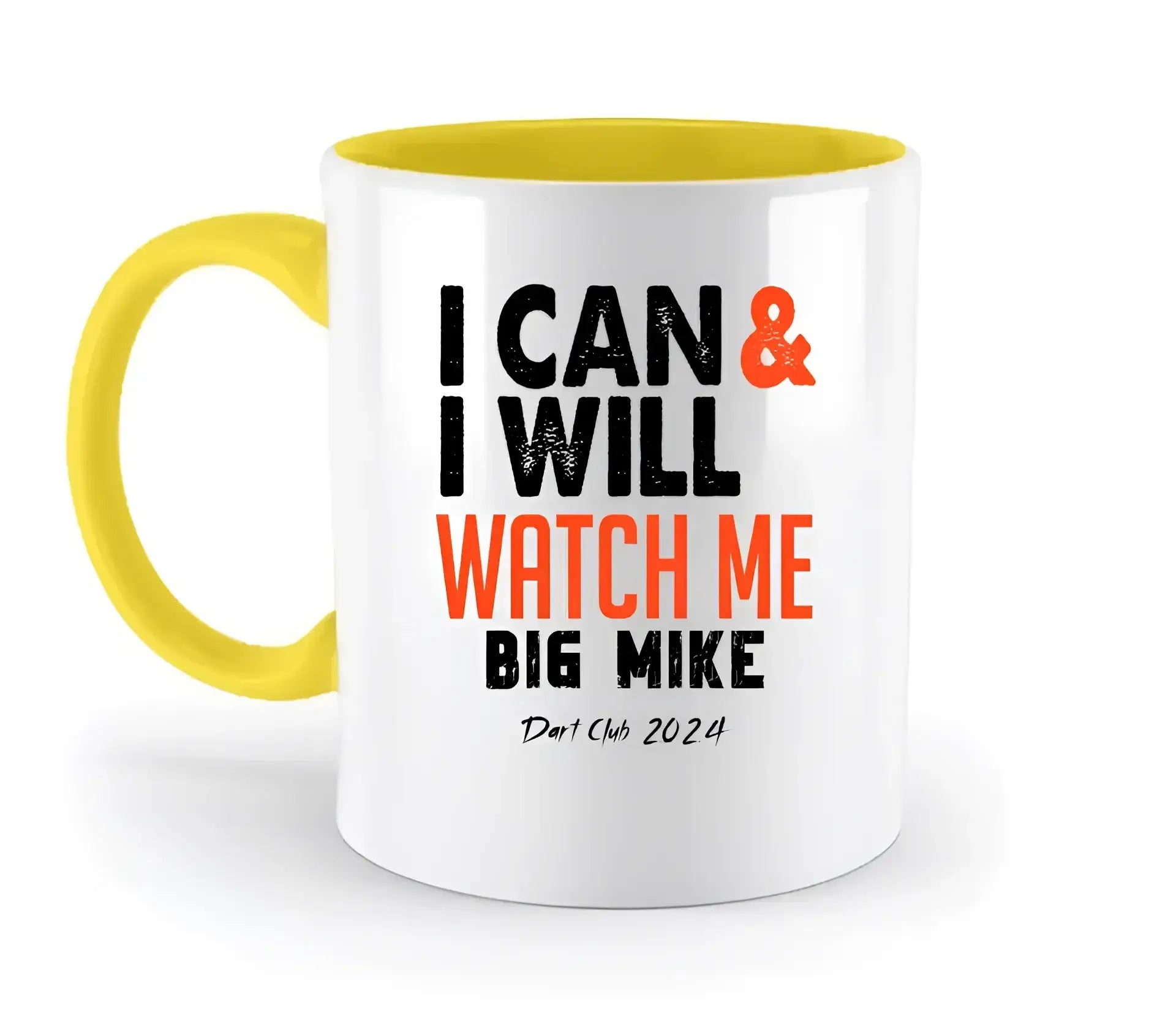 I CAN & I WILL • zweifarbige Tasse • Exklusivdesign • personalisiert