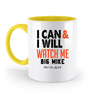 I CAN & I WILL • zweifarbige Tasse • Exklusivdesign • personalisiert