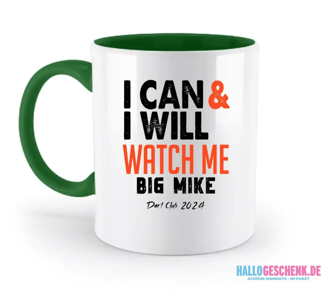 I CAN & I WILL • zweifarbige Tasse • Exklusivdesign • personalisiert