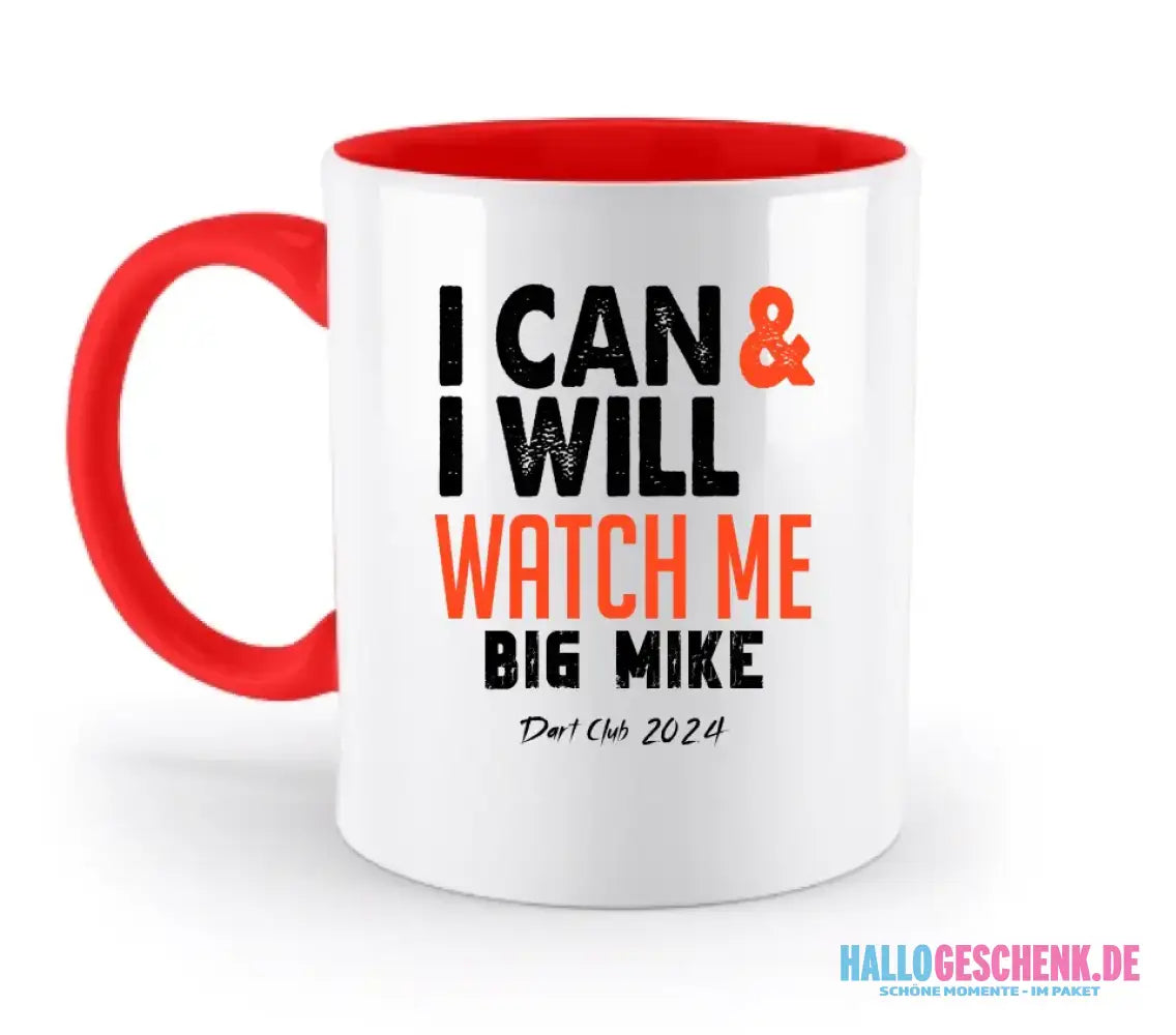 I CAN & I WILL • zweifarbige Tasse • Exklusivdesign • personalisiert