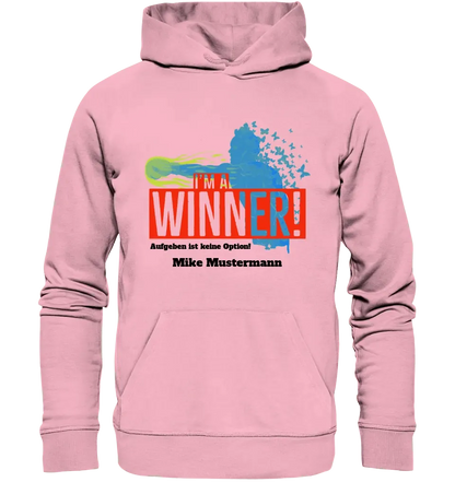 I´M A WINNER • Unisex Premium Hoodie XS - 5XL aus Bio - Baumwolle für Damen & Herren • Exklusivdesign • personalisiert - HalloGeschenk.de