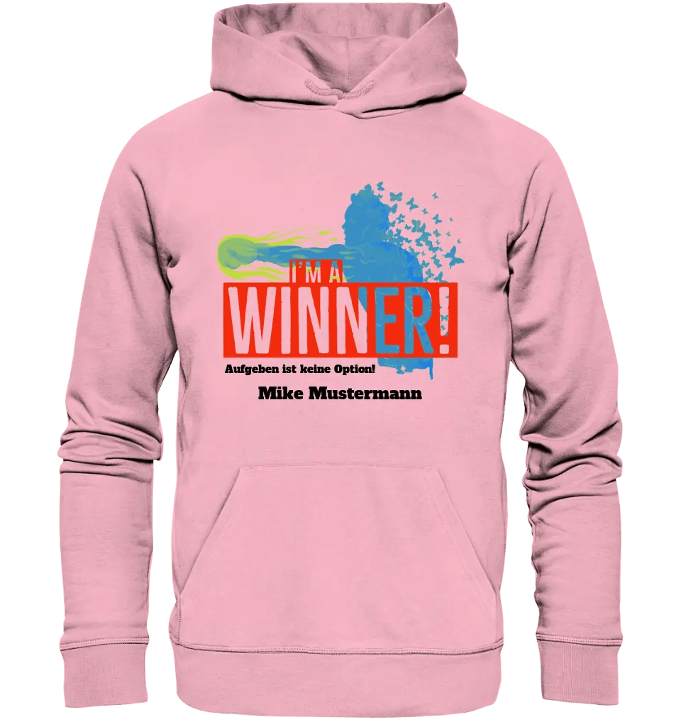 I´M A WINNER • Unisex Premium Hoodie XS - 5XL aus Bio - Baumwolle für Damen & Herren • Exklusivdesign • personalisiert - HalloGeschenk.de