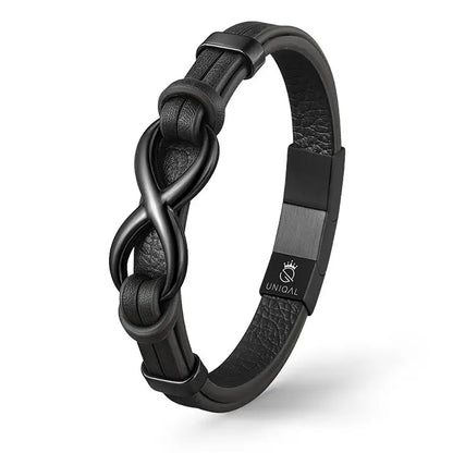 INFINITY BLACK - 19 cm - Armband