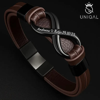 INFINITY BROWN - Armband