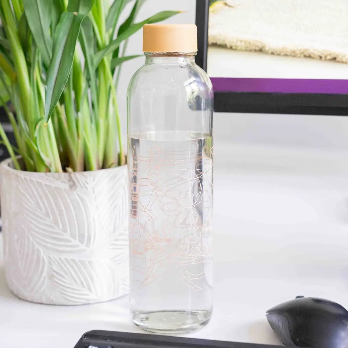 INHALE & EXHALE 0,7 l Glasflasche
