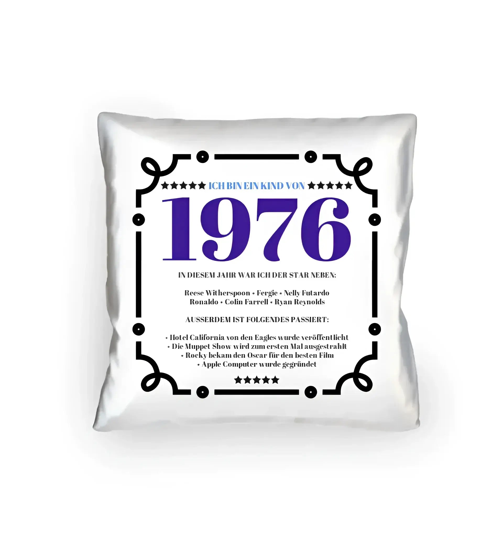 JAHRESZAHL DESIGNER personalisierbar : Kissen 40x40 cm