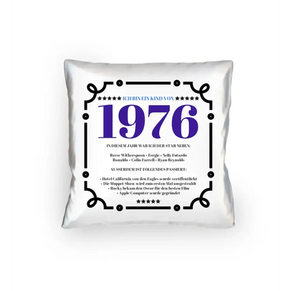 JAHRESZAHL DESIGNER personalisierbar : Kissen 40x40 cm