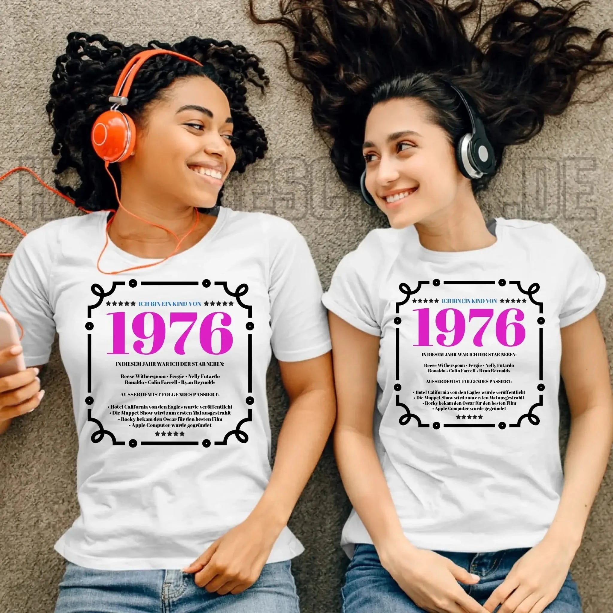Jahreszahl Designer personalisierbar - Ladies Premium T-Shirt XS-2XL aus Bio-Baumwolle für Damen