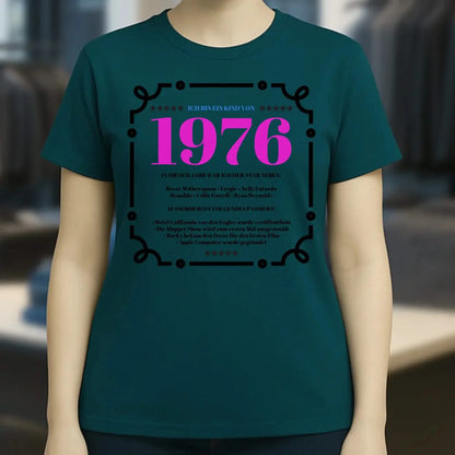 Jahreszahl Designer personalisierbar - Ladies Premium T-Shirt XS-2XL aus Bio-Baumwolle für Damen