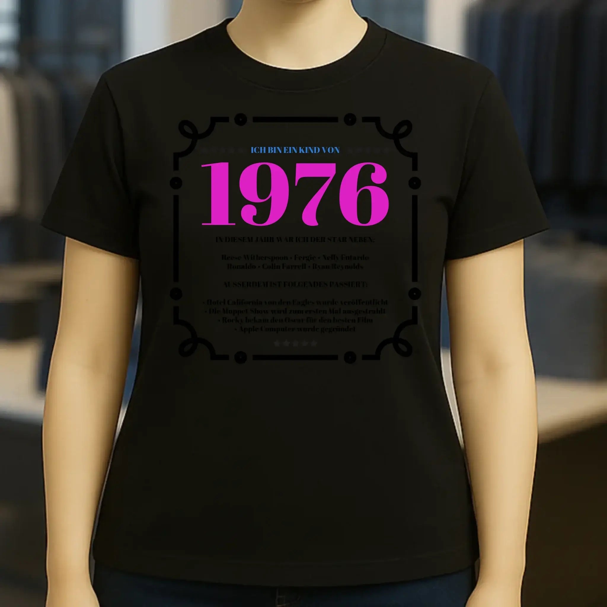 Jahreszahl Designer personalisierbar - Ladies Premium T-Shirt XS-2XL aus Bio-Baumwolle für Damen