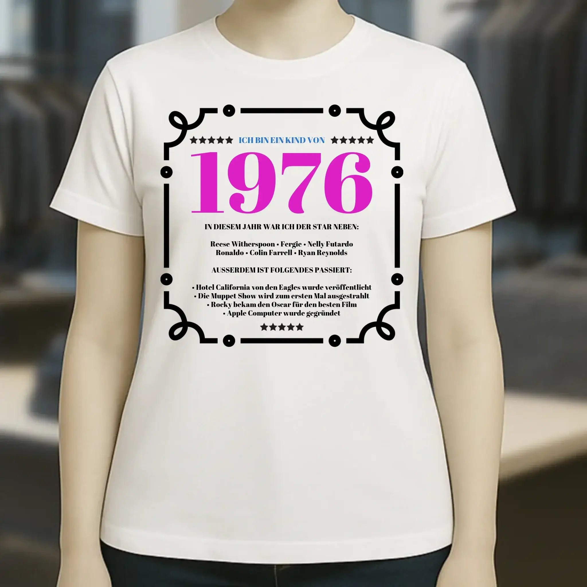 Jahreszahl Designer personalisierbar - Ladies Premium T-Shirt XS-2XL aus Bio-Baumwolle für Damen