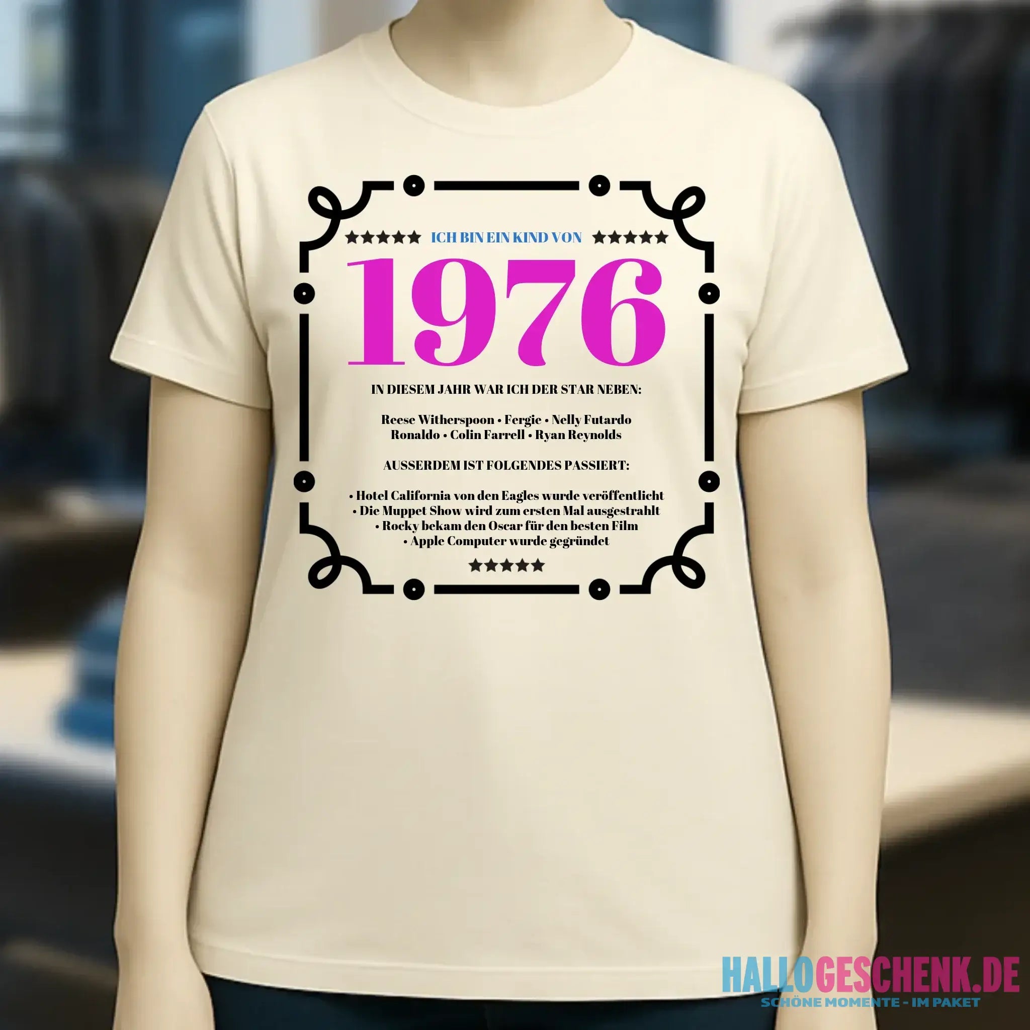 Jahreszahl Designer personalisierbar - Ladies Premium T-Shirt XS-2XL aus Bio-Baumwolle für Damen