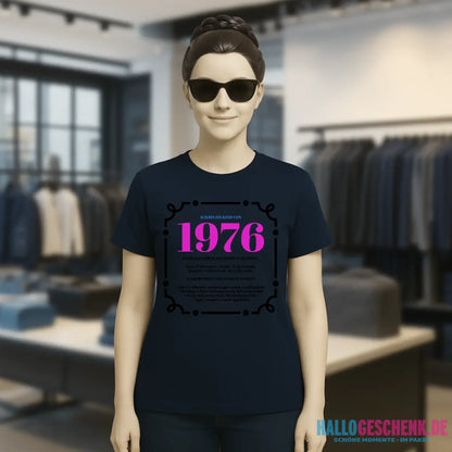 Jahreszahl Designer personalisierbar - Ladies Premium T-Shirt XS-2XL aus Bio-Baumwolle für Damen