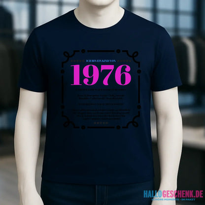 JAHRESZAHL-DESIGNER personalisierbar - Unisex Premium T-Shirt XS-5XL aus Bio-Baumwolle für Damen & Herren