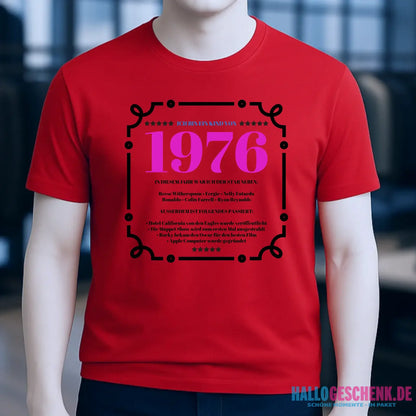 JAHRESZAHL-DESIGNER personalisierbar - Unisex Premium T-Shirt XS-5XL aus Bio-Baumwolle für Damen & Herren