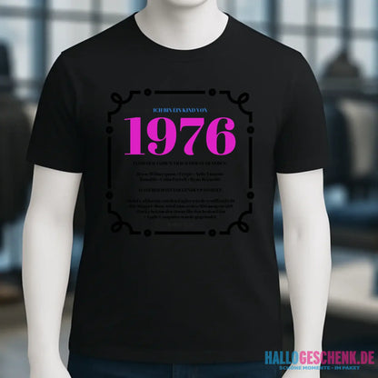 JAHRESZAHL-DESIGNER personalisierbar - Unisex Premium T-Shirt XS-5XL aus Bio-Baumwolle für Damen & Herren