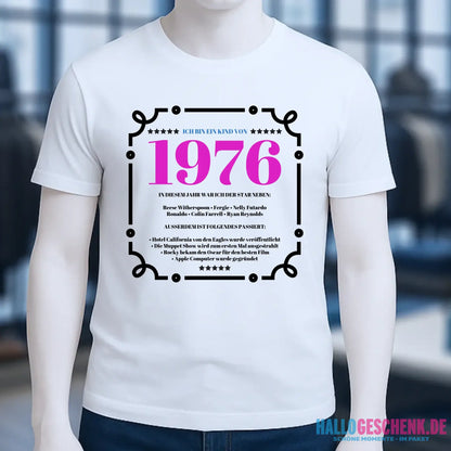 JAHRESZAHL-DESIGNER personalisierbar - Unisex Premium T-Shirt XS-5XL aus Bio-Baumwolle für Damen & Herren