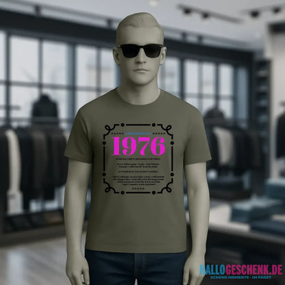 JAHRESZAHL-DESIGNER personalisierbar - Unisex Premium T-Shirt XS-5XL aus Bio-Baumwolle für Damen & Herren