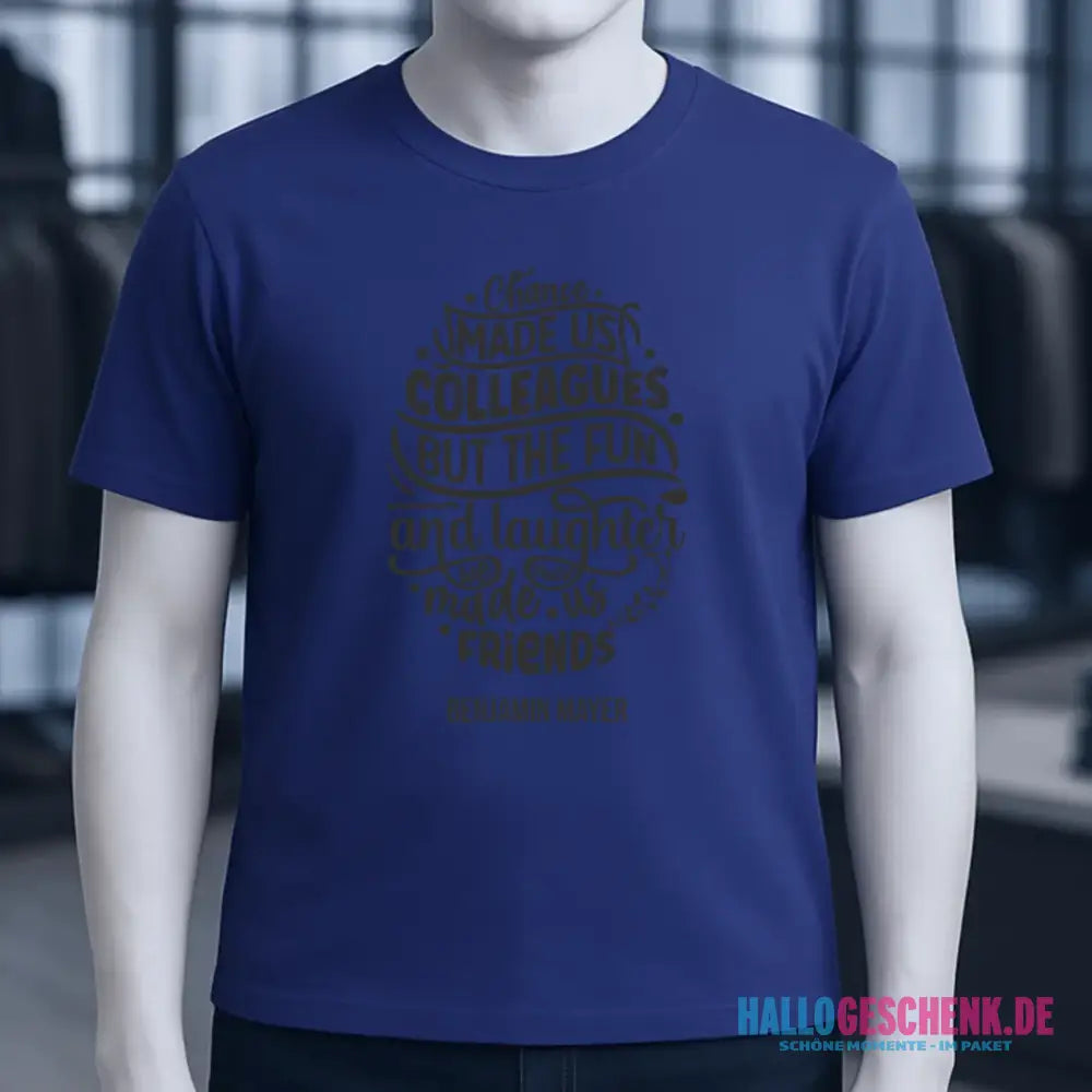 Jobzitat Motivauswahl & Wunschname - Unisex Premium T-Shirt XS-5XL aus Bio-Baumwolle für Damen & Herren