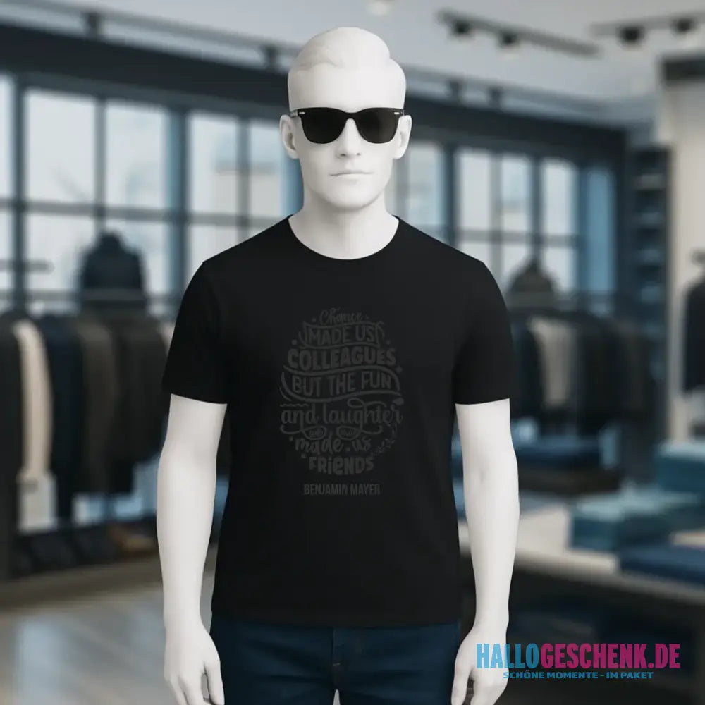 Jobzitat Motivauswahl & Wunschname - Unisex Premium T-Shirt XS-5XL aus Bio-Baumwolle für Damen & Herren