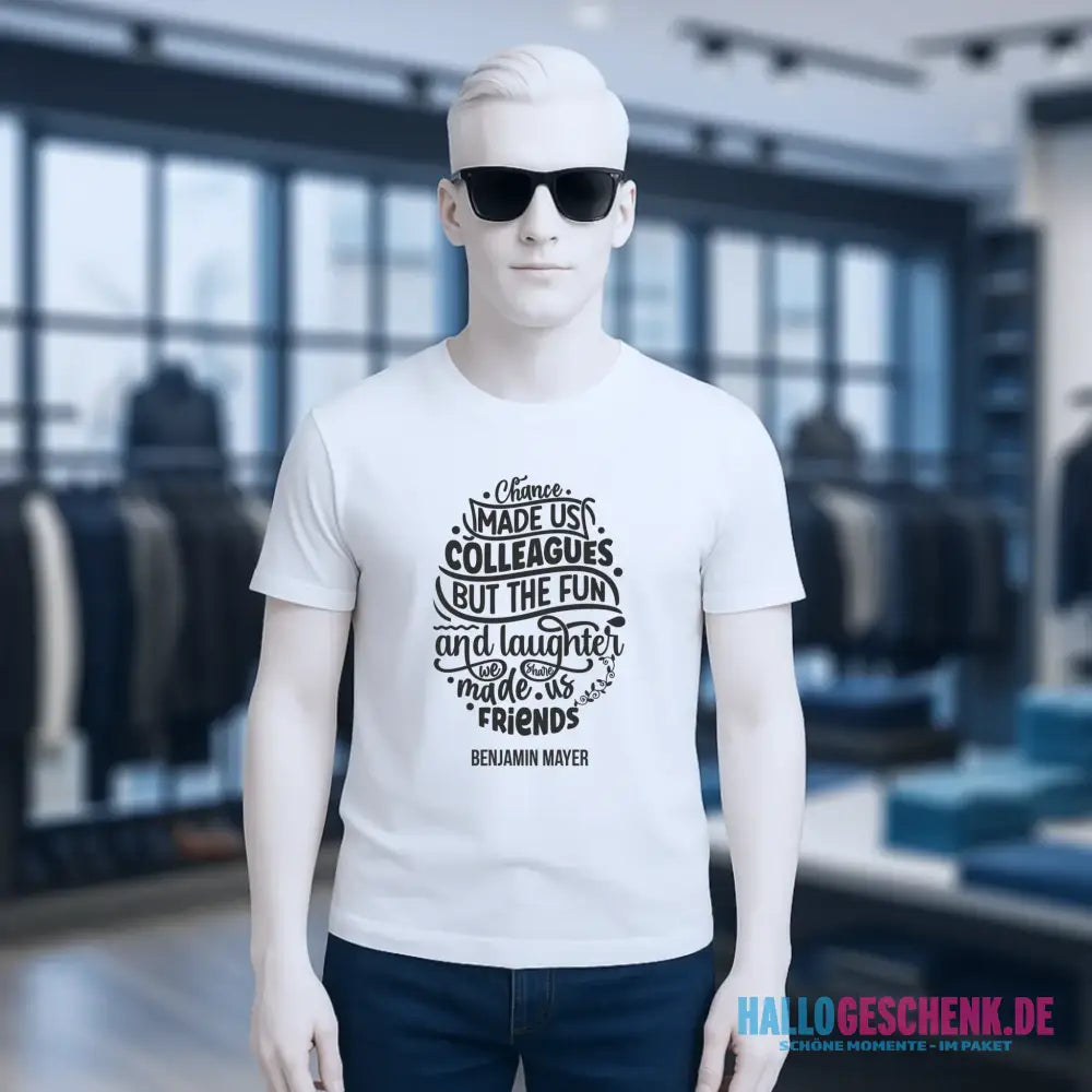 Jobzitat Motivauswahl & Wunschname - Unisex Premium T-Shirt XS-5XL aus Bio-Baumwolle für Damen & Herren