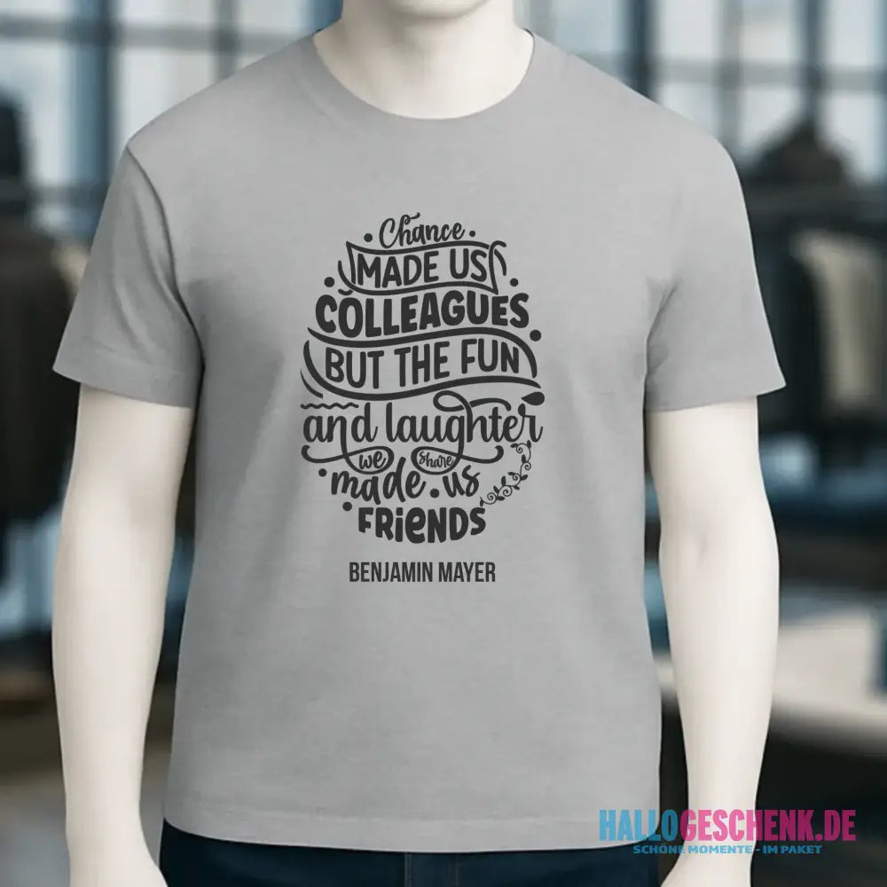 Jobzitat Motivauswahl & Wunschname - Unisex Premium T-Shirt XS-5XL aus Bio-Baumwolle für Damen & Herren