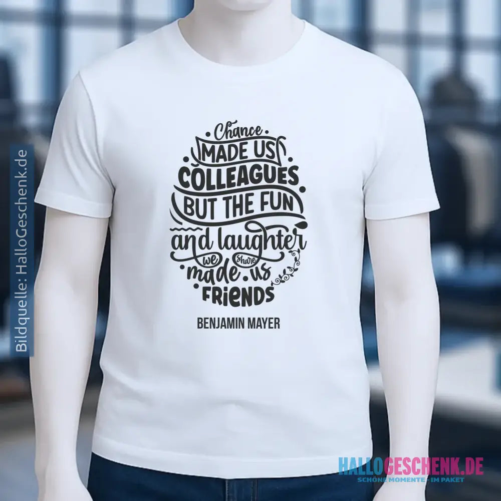 Jobzitat Motivauswahl & Wunschname - Unisex Premium T-Shirt XS-5XL aus Bio-Baumwolle für Damen & Herren