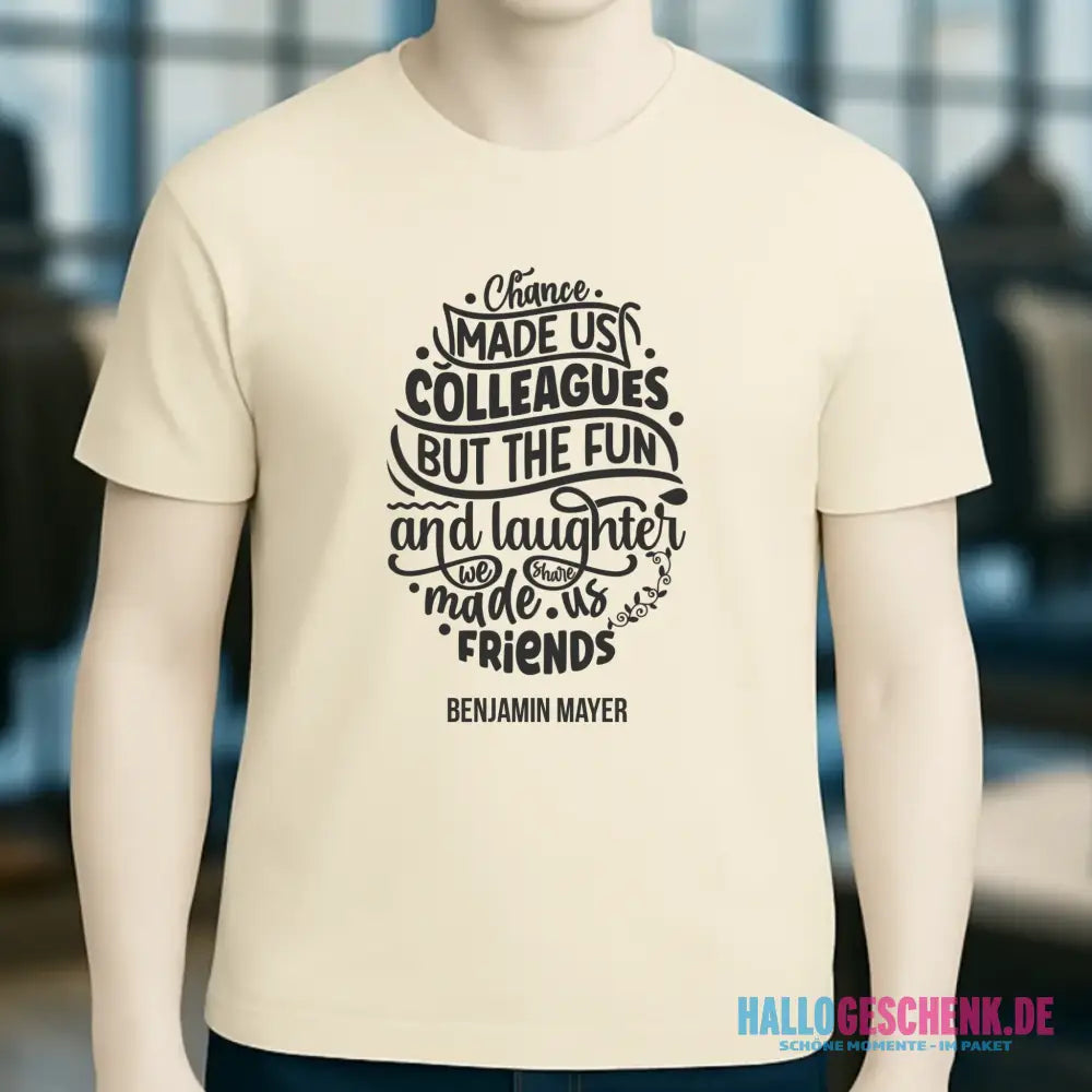 Jobzitat Motivauswahl & Wunschname - Unisex Premium T-Shirt XS-5XL aus Bio-Baumwolle für Damen & Herren