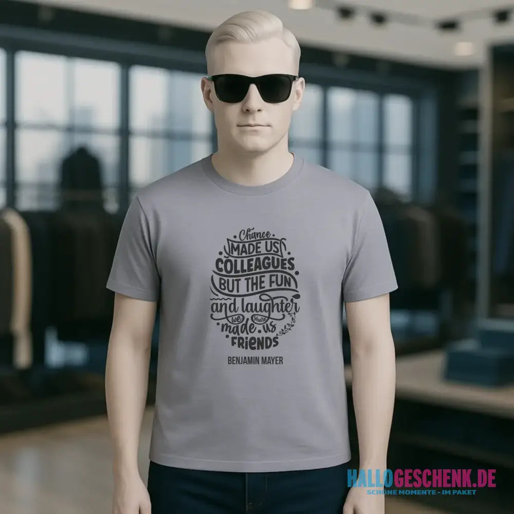 Jobzitat Motivauswahl & Wunschname - Unisex Premium T-Shirt XS-5XL aus Bio-Baumwolle für Damen & Herren