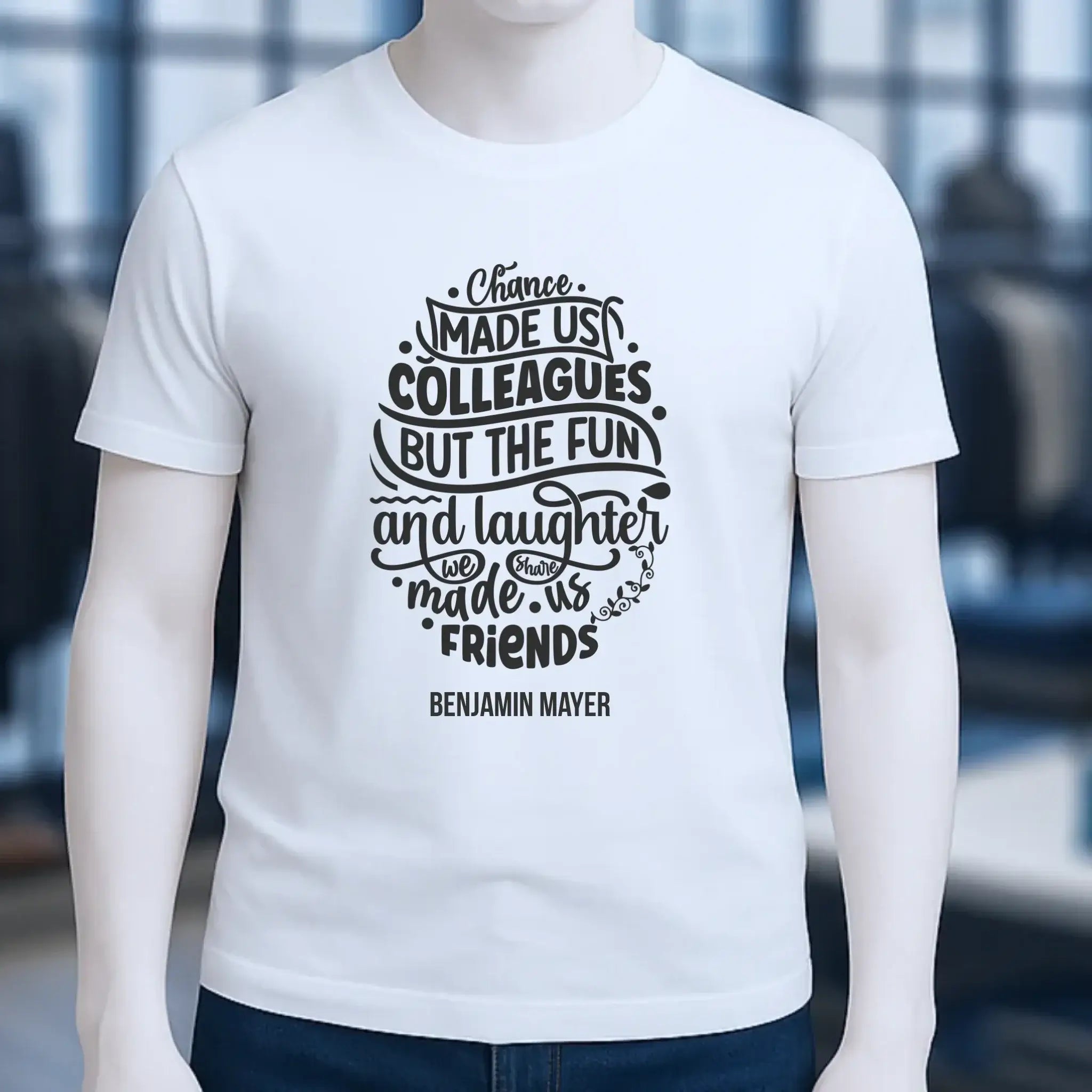 Jobzitat Motivauswahl & Wunschname - Unisex Premium T-Shirt XS-5XL aus Bio-Baumwolle für Damen & Herren