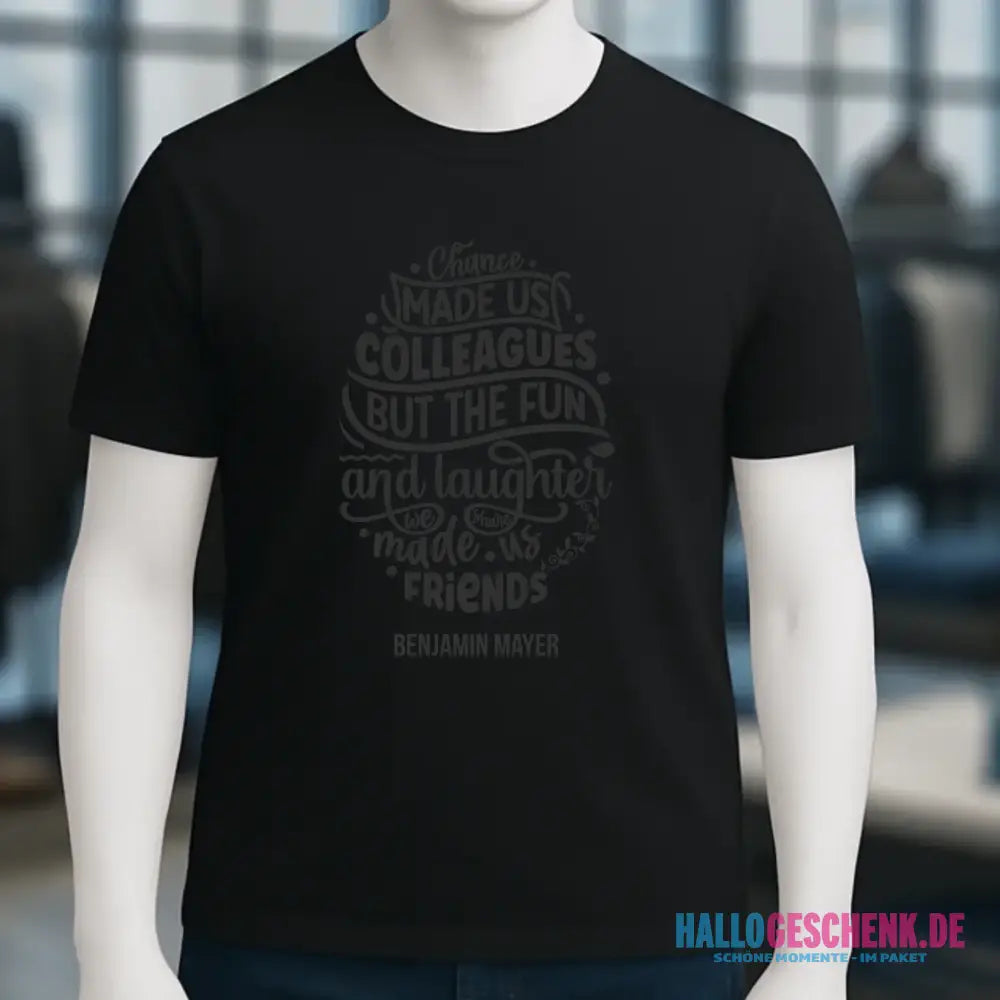 Jobzitat Motivauswahl & Wunschname - Unisex Premium T-Shirt XS-5XL aus Bio-Baumwolle für Damen & Herren