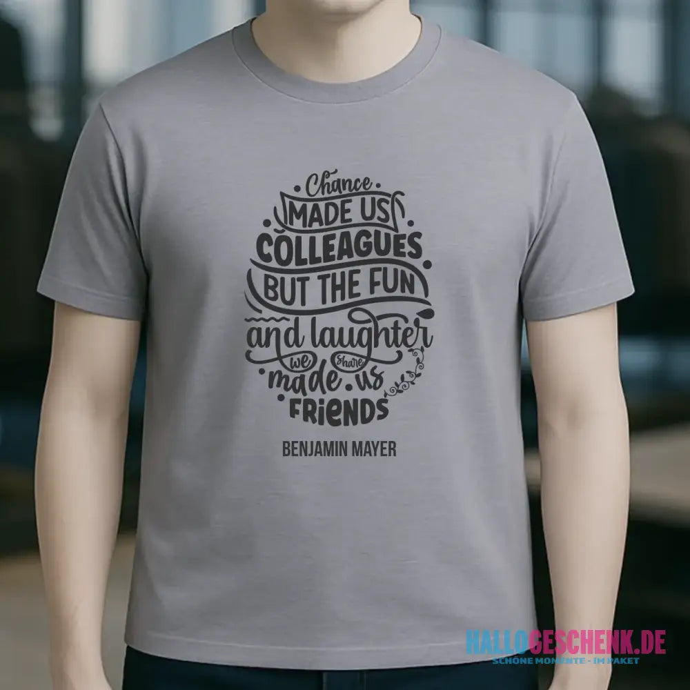 Jobzitat Motivauswahl & Wunschname - Unisex Premium T-Shirt XS-5XL aus Bio-Baumwolle für Damen & Herren