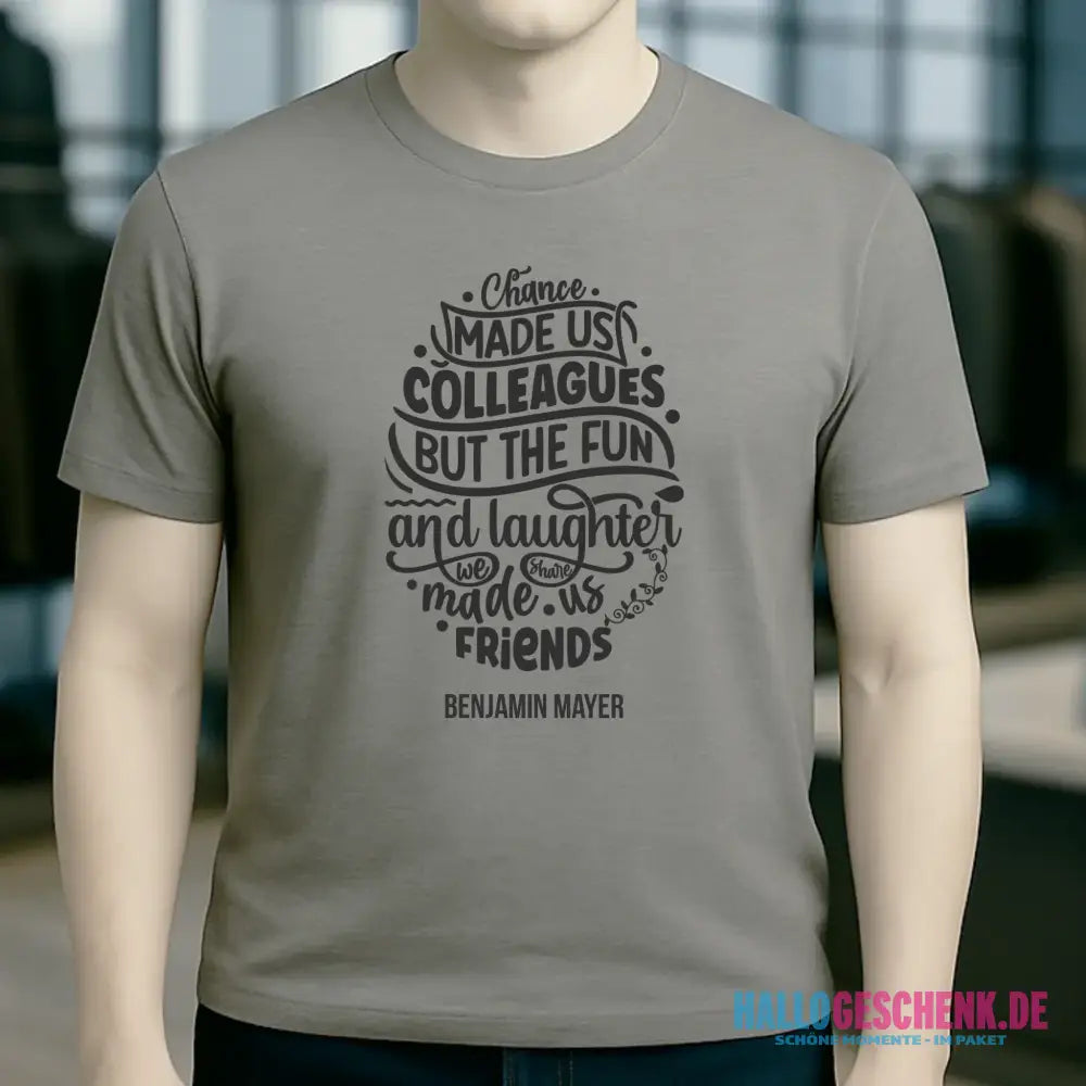 Jobzitat Motivauswahl & Wunschname - Unisex Premium T-Shirt XS-5XL aus Bio-Baumwolle für Damen & Herren