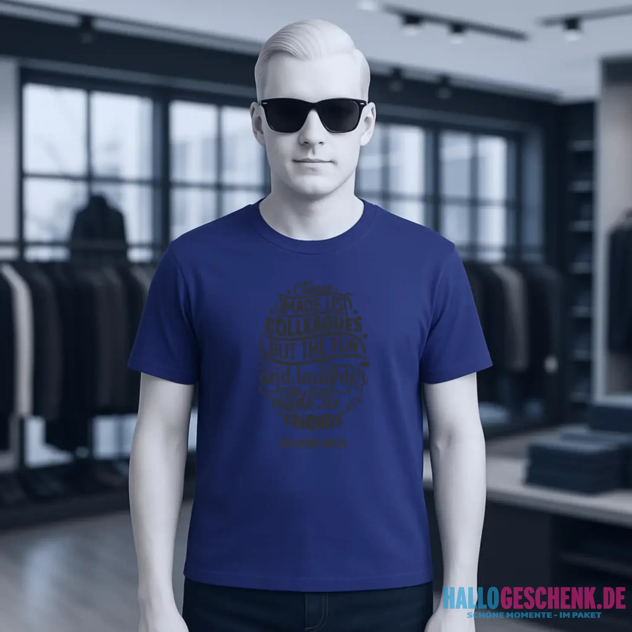 Jobzitat Motivauswahl & Wunschname - Unisex Premium T-Shirt XS-5XL aus Bio-Baumwolle für Damen & Herren
