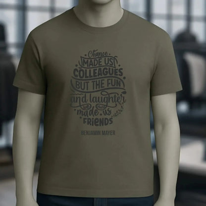 Jobzitat Motivauswahl & Wunschname - Unisex Premium T-Shirt XS-5XL aus Bio-Baumwolle für Damen & Herren