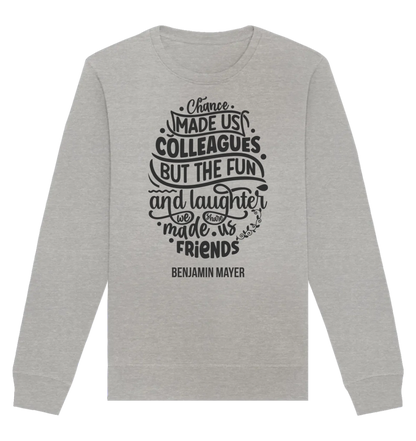 HalloGeschenk.de front-organic-basic-unisex-sweatshirt-c2c1c0-1116x