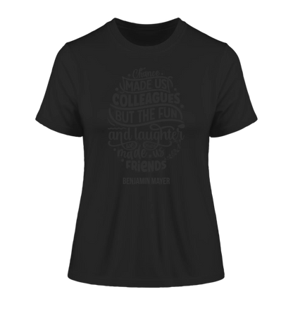 Jobzitate: 19 diverse Sprüche für die Arbeit / Büro (personalisierbare Motive) - Damen T-Shirt (Fitted) • Bio / Black