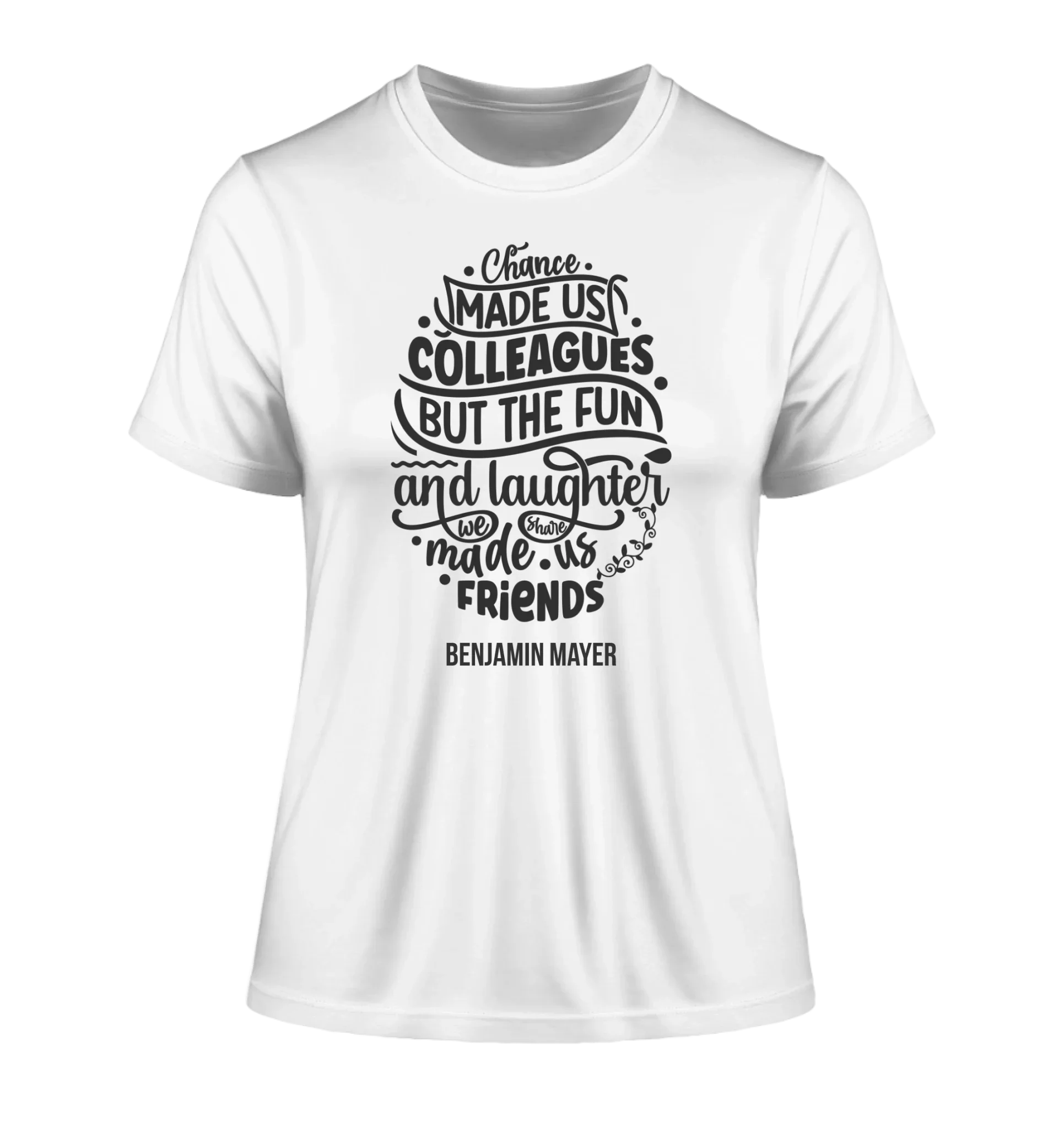 Jobzitate: 19 diverse Sprüche für die Arbeit / Büro (personalisierbare Motive) - Damen T-Shirt (Fitted) • Bio / White